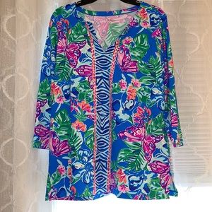 NWT LILLY PULITZER KARINA Upf50 TUNIC TOP XL